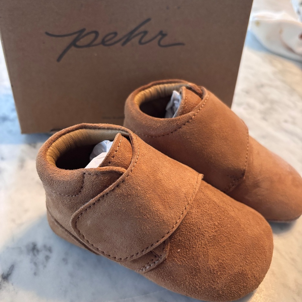 NWT Pehr Suede Baby Walker Booties 3-6m